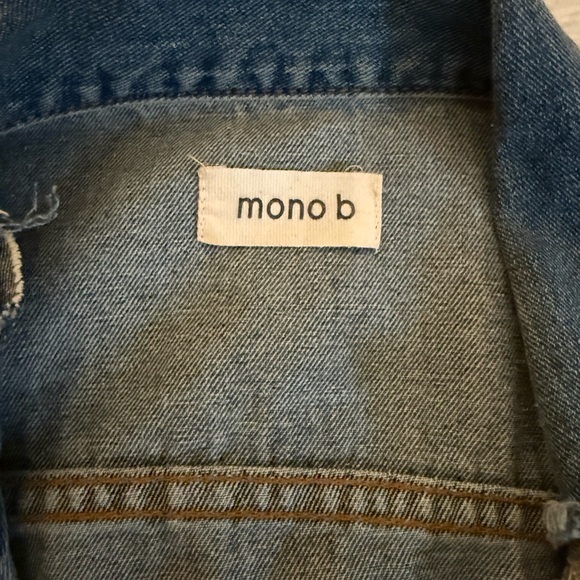Mono B Denim Jacket (Rips) - Picture 2 of 3